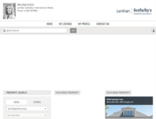 Tablet Screenshot of melissafleck.lenihansothebysrealty.com